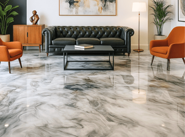 Epoxy Floor Inside the House